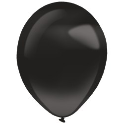 Metallic  Luftballon pearl jet Black